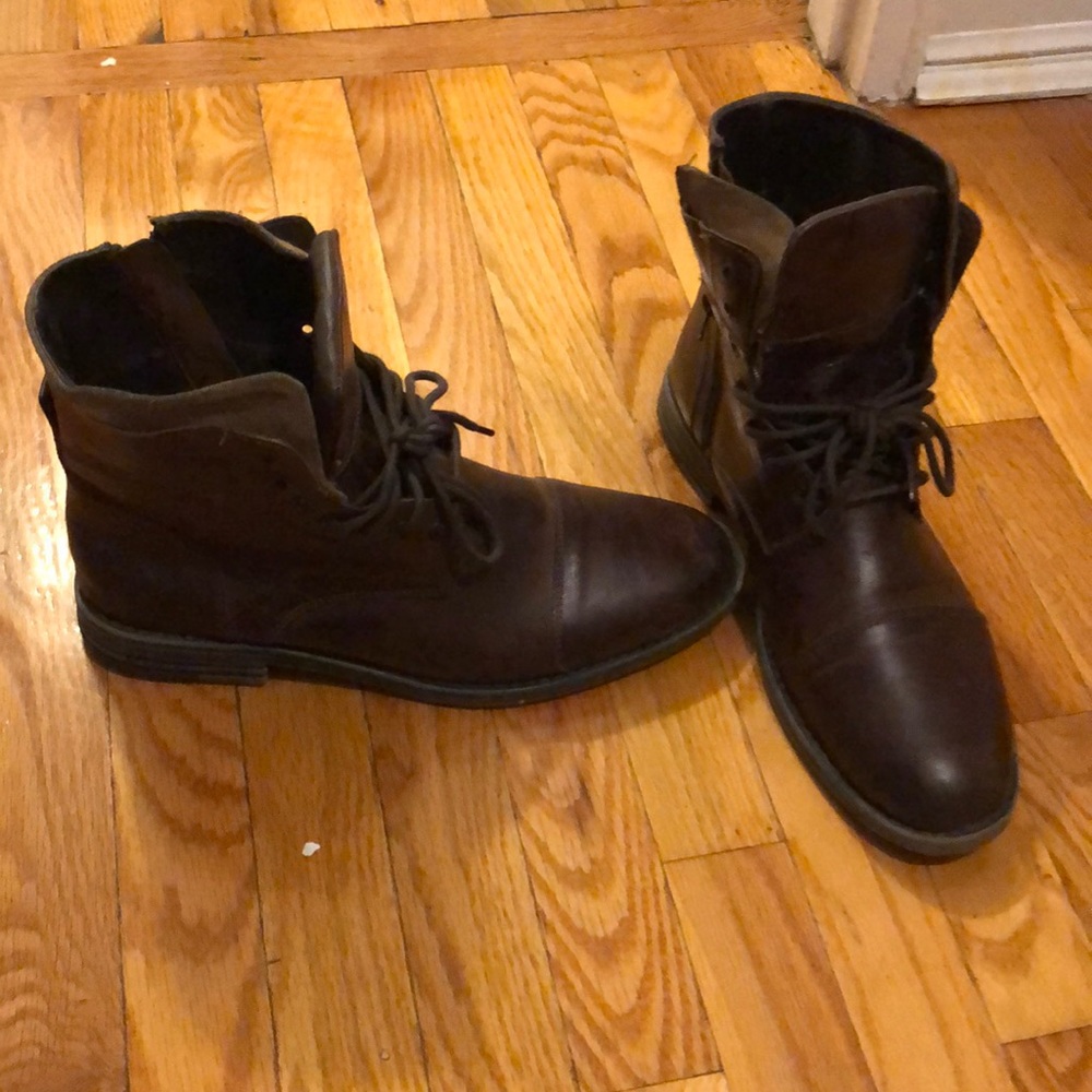Kennth cole reaction leather boots sz:13